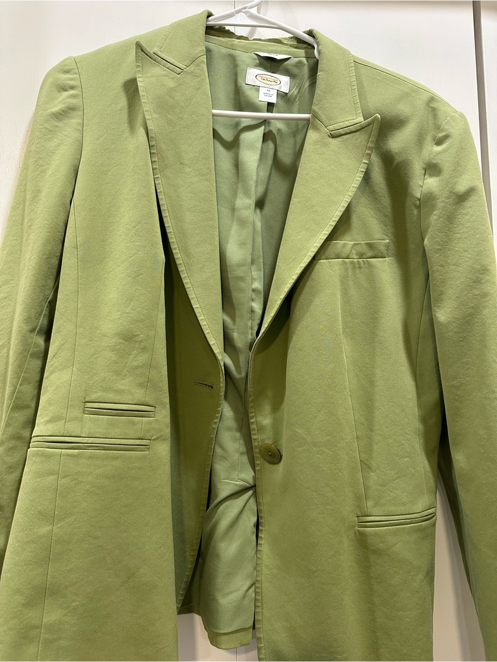 Talbots Pistachio Green Tailored Blazer